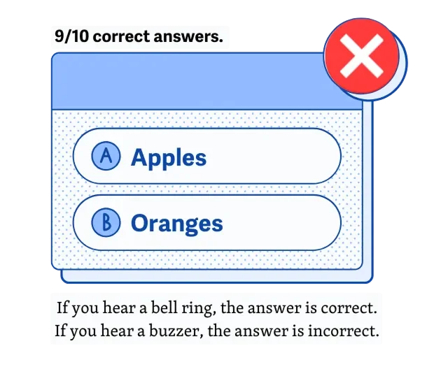 Kuis yang hanya memakai isyarat suara